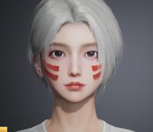部落少女，来自部落的美