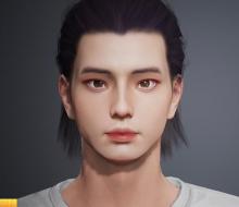  一个很帅的男模特