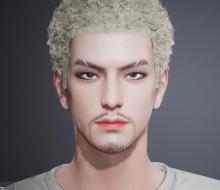 英俊潇洒欧美型男搞笑脸